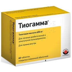 Купить Тиогамма таб по 600мг №60
