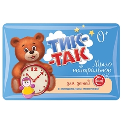 Купить Тик-Так мыло нейтральное 90г детское с миндальным молочком 0+