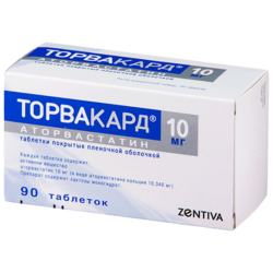 Купить Торвакард таб ппо 10мг №90