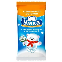 Купить Умка мыло детс 80г хлопок вит Е