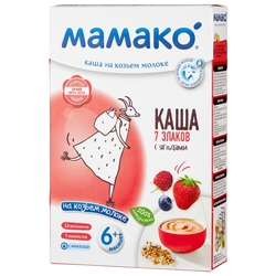 Купить Мамако каша на коз молоке 200г 6+ мес 7 злаков