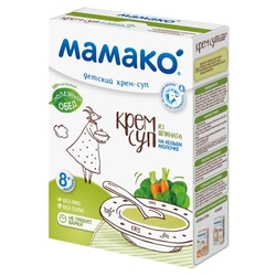 Купить Мамако суп-крем на коз молоке 150г 8+ мес шпинат