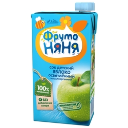 Купить ФрутоНяня сок неосветл 500мл с 3-х лет яблоко