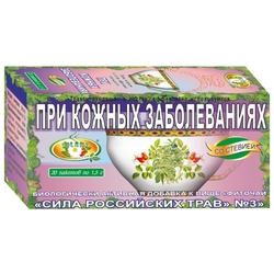 Купить Фиточай Сила Рос Трав №3 1,5г №20 при кожных забол