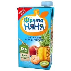 Купить Фрутоняня сок Мультифрукт 500мл