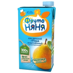 Купить ФрутоНяня сок осветл 500мл с 3-х лет груша
