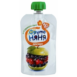 Купить ФрутоНяня десерт 90г 6+ мес яблоко вишня рябина черн смородина