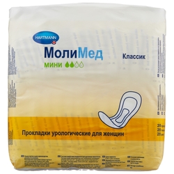 Купить Молимед  Классик  прокладки уролог №28 мини