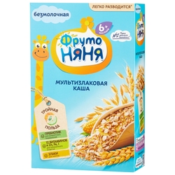 Купить ФрутоНяня каша мультизлаковая б/молочная 200г 6 мес+ быстрорастворимая