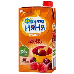 Купить ФрутоНяня компот 500мл с 3-х лет вишня малина