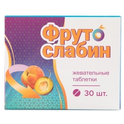 Купить ФРУТОСЛАБИН N30 ТАБЛ МАССОЙ 600МГ