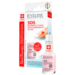Купить Эвелине Nail Therapy Professional лак sos д/ногтей  12мл д/тонких и расслаив ногтей