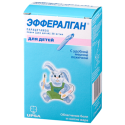 Купить Эффералган сироп 30мг/мл 90мл д/детей