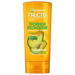 Купить БАЛЬЗАМ GARNIER FRUCTIS УКРЕПЛЯЮЩИЙ ТРОЙНОЕ ВОССТАНОВЛЕНИЕ 387 МЛ*12