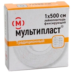 Купить Мультипласт пластырь фиксир 1смX500см традиционный