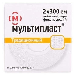 Купить Мультипласт пластырь фиксир 2смX300см традиционный