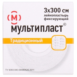 Купить Мультипласт пластырь фиксир 3смX300см сильн фикс