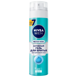 Купить NIVEA МУЖ._ГЕЛЬ ДЛЯ БРИТЬЯ ЧИСТАЯ КОЖА 200 МЛ