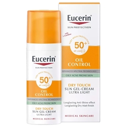 Купить Эуцерин Oil Control гель-крем солнцезащитный 50мл SPF 50 д/проблем кожи лица