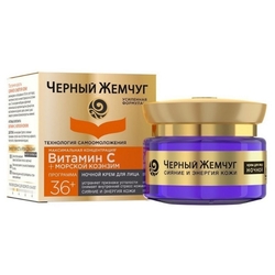 Купить Черный Жемчуг Программа 36+ крем ночной 50мл вит C и морской коэнзим