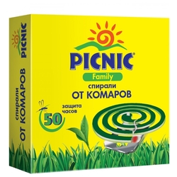 Купить Пикник Фэмили спираль от комаров №10