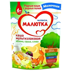Купить Малютка мол мультизл 220г ябл груша слива