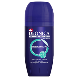 Купить ДЕЗОДОРАНТ DEONICA FOR MEN АНТИПЕРСПИРАНТ РОЛИК НЕВИДИМЫЙ 50МЛ