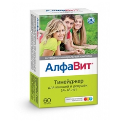 Купить Алфавит Тинейджер таб жев №60
