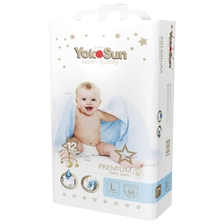 Купить Yokosun Premium трусики-подгузники д/детей р.L №44 9-14 кг
