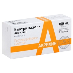 Купить Клотримазол-Акрихин таб ваг 100мг №6