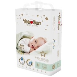 Купить Yokosun Premium трусики-подгузники д/детей р.M №56 6-10 кг