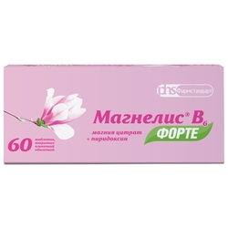 Купить Магнелис В6 Форте таб 100мг+10мг №60