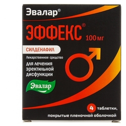 Купить Эффекс Силденафил таб ппо 100мг №4