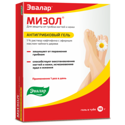 Купить Мизол-Эвалар набор д/защиты от грибка 10г гель + 30 палочек
