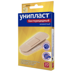 Купить Пластырь бактерицидный Унипласт Незаметный №20