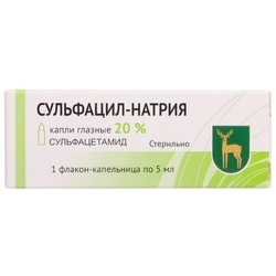 Купить Сульфацил натрия капли глазн 20% 5мл