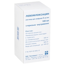 Купить Левофлоксацин р-р д/инф 5мг/мл 100мл