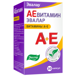 Купить АЕвитамин №30 капс массой по 0,3г ЭВАЛАР