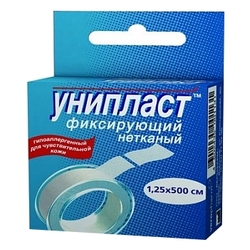 Купить Пластырь катушка Унипласт 1,25смX500см влагостойкий
