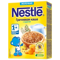 Купить Нестле Каша Молочная гречневая с курагой 250г. с 5 мес