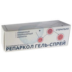 Купить РЕПАРКОЛ 5% ГЕЛЬ-СПРЕЙ КОЛЛАГЕНОВЫЙ 20МЛ РЕПАР-ГРУП ООО