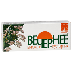 Купить Вечернее+Пустырник Биокор драже №60