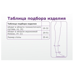 Купить Гольфы компрес Интекс Универсал р.S-XL д/жен 1 кл компр закр носок бежевый