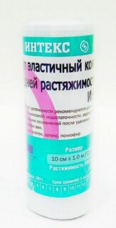Купить БИНТ КОМПРЕССИОННЫЙ СР ИНТЕКС ЛАЙТ ЭЛАСТ ЗАСТЁЖ 10СМ Х 1М