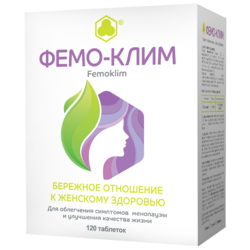Купить БАД Фемо-Клим таб 505мг №120
