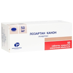 Купить Лозартан-Канон таб ппо 50мг №60