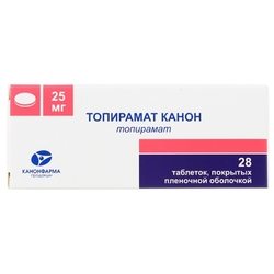Купить Топирамат-Канон таб ппо 25мг №28