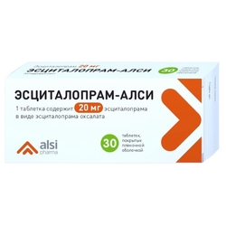 Купить Эсциталопрам таб ппо 20мг №30