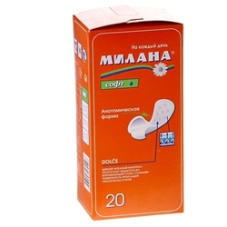 Купить Милана Дольче прокладки ежеднев Део Софт нежная роза 40 шт