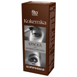 Купить Кокетка  краска д/бровей и ресниц 50мл коричн